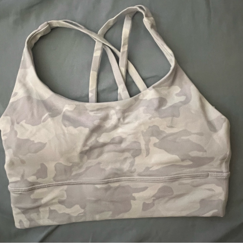 LULULEMON : Camouflage Long Line Bra